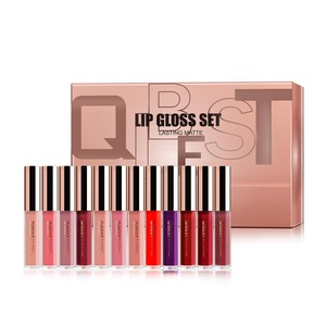 Customize private label  12 colors lipstick/lipgloss liquid matte makeup lip stick for Ladies