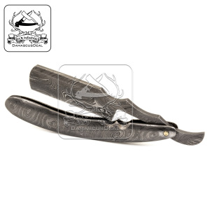 Damascus Steel Straight Razor DD-10-2018