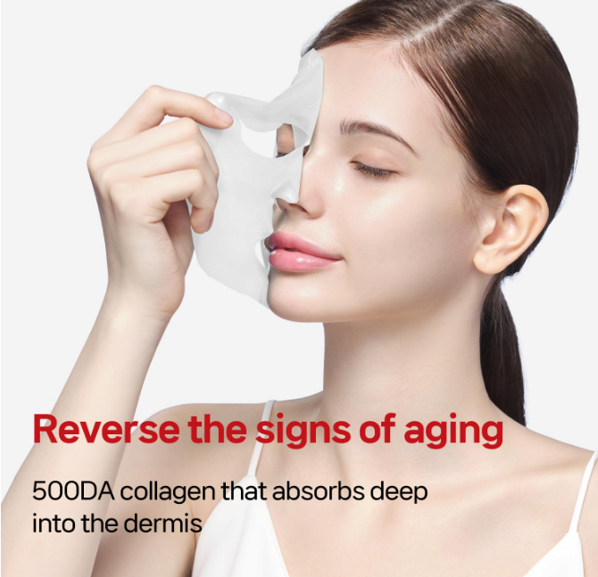 DERMAFIX REALCOLLAGEN Hydrolyzed Collagen Face Masks