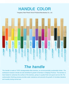 Eco-Friendly natural biodegradable adult bamboo toothbrush