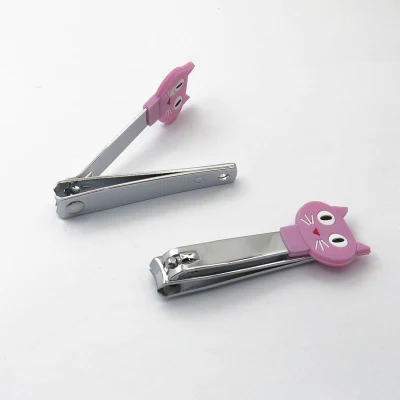 Eco-Friendly Rubble Nail Tools Handle Nail Clipper with Cartoon Handle Nail Cutter