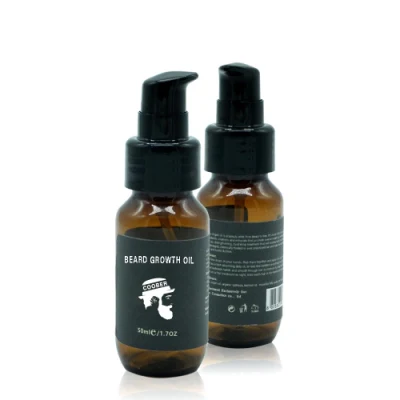 Factory Wholesales Private Label Christmas Gift 60ml Beard Growth Oil for Men Beard Care