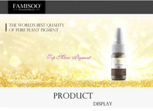 Famisoo Liquid Pigment Set For Permanent Tattoo Makeup Eyebrow Tattoo Ink Kits