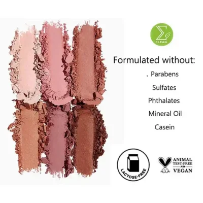 Hot Sale Custom Logo 6 Colors Shimmer Matte Makeup Powder Blush