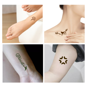 Hot sale new design tattoo stencil booklet A5 size and 10 pages each body art stencil sticker