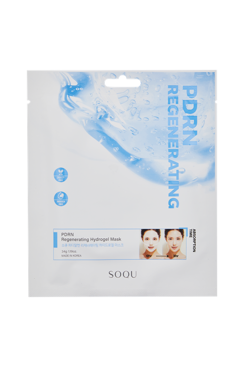 (Hydrogel mask, Skin care)SOQU REAL DEEP MOISTURIZE HYDROGEL MASK SET 6