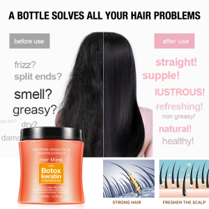 Keratin Professional Treatment Fruit Magical Repair Salon Silk Protein Hair Mask