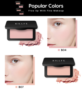 KILLFE multiple shades kissproof single blush palette private label natrual blush