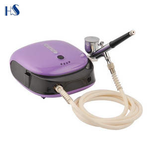 Korea Popular Professional wedding makeup artist tool Airbrush Compressor kit