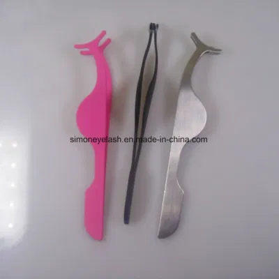 Makeup Beauty Eyelashes Tweezer False Eyelash Applicator