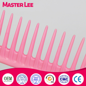 Masterlee Brand Salon Products Wide Teeth Cutting Hair Comb Plastic Big Comb