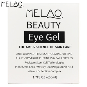 MELAO Eye Gel Remove Dark Circles Hydrating Hyaluronic Acid Firming Anti Puffiness Anti Wrinkle Eye Care Cream 50g