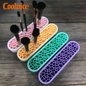 Multifunctional Portable Silicone Cosmetic Display Organizer Makeup Brush Holder