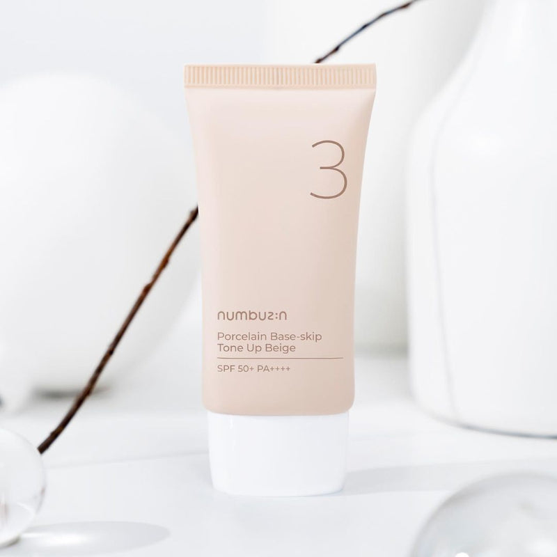 (Numbuzin) No.3 Porcelain Base-skip Tone Up Beige 50ml