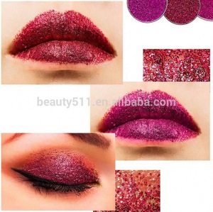 OEM 24colors Multipurpose Long lasting Waterproof Paillette Body Glitter Kohl/Eye shadow powder