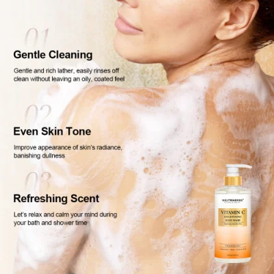 OEM Beauty Skincare Gentle Cleaning Moisturizing Vitamin C Body Wash