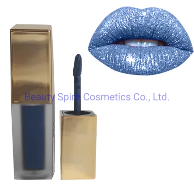 OEM Customized Cosmetics Makeup Glitter Long Lasting Liquid Lipstick