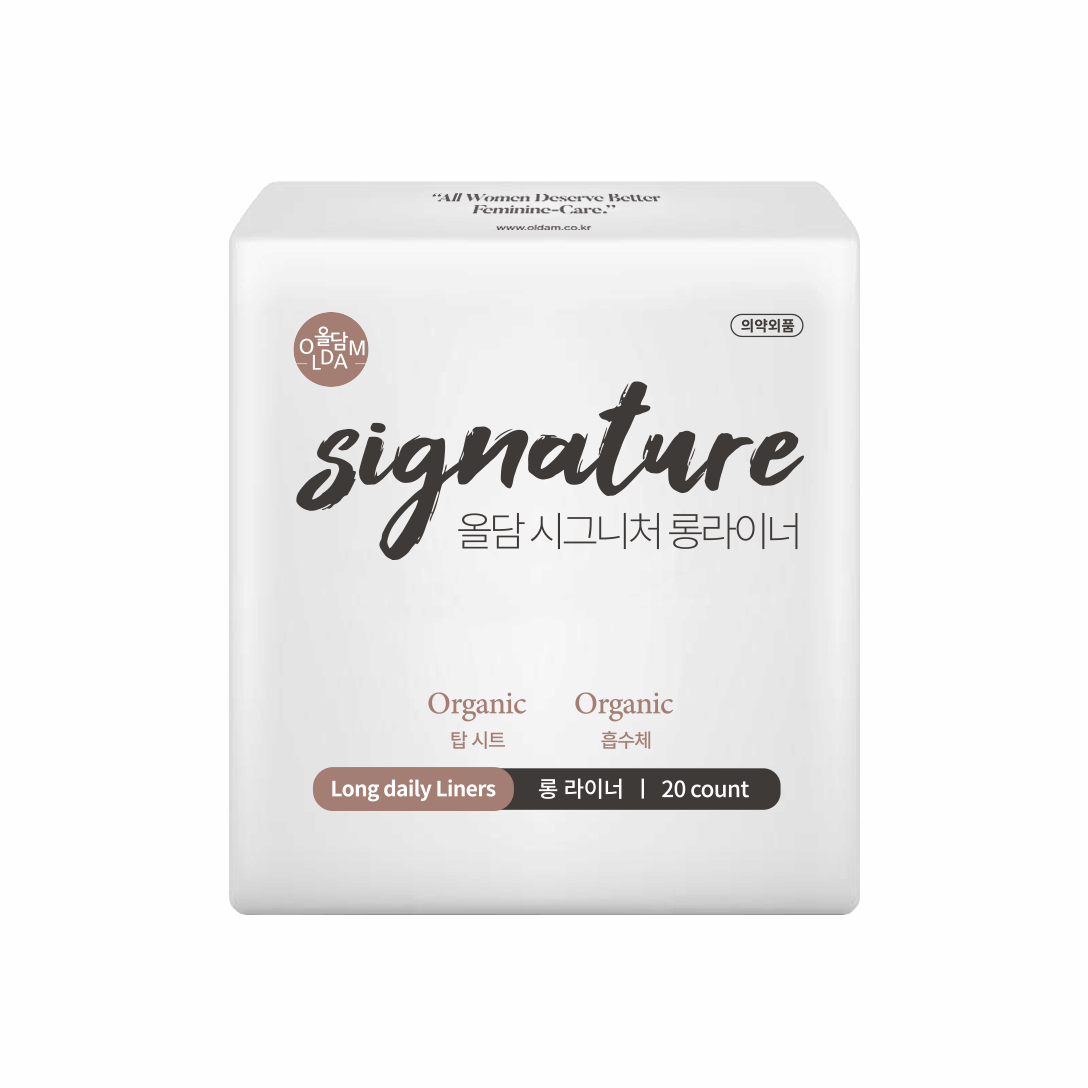Oldam All Organic Signature Sanitary Pad for Long Liner