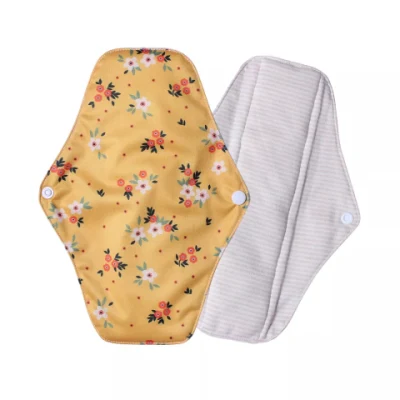 Organic Bamboo Cotton Menstrual Sanitary Pads Manufacture Washable Reusable Sanitary Pads