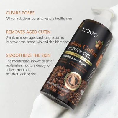 Organic Coffee Fragrance Whitening and Moisturizing Shower Gel