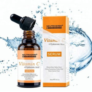 Private Label Moisturizing Firming Vitamin C Serum With Hyaluronic Acid For Skin Beauty Care Face Serum