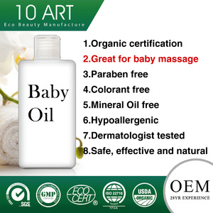 Private label natural oil body  baby oil in bulk