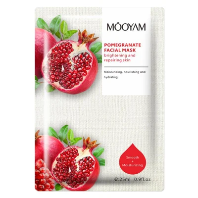 Private Label Skincare Product Beauty Firming Nourishing Fruit Face Mask Whitening Moisturizing Facial Sheet Mask