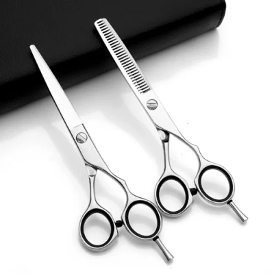 Professional Hair Cutting Custom Logo Salon Scissor Barber Thinning Shears Hairdressing