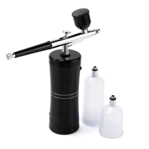 Protable Airbrush Makeup Facial Steamer 0.3mm Mini Air Compressor Micronization Oxygen Water Inject Face SPA Nano Mist Spray Gun