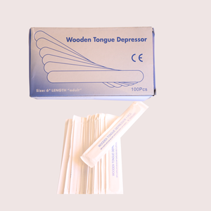 Quality Birch Wood Tongue Depressor  Disposable Wax Spatulas