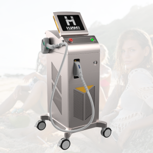 Shandong Huamei vertical painless 808nm diode ice laser hair removal machine