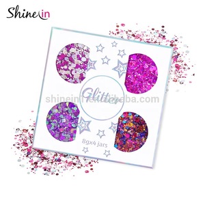 Shinein New Warm Mixed Color Cosmetic Glitter Nail Hair Body Face Glitter for Costume Makeup Party Decoration