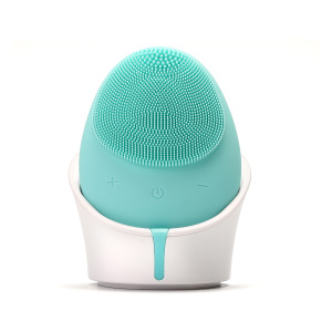 Silicone electric waterproof facial cleansing brush face cleaner for skin care