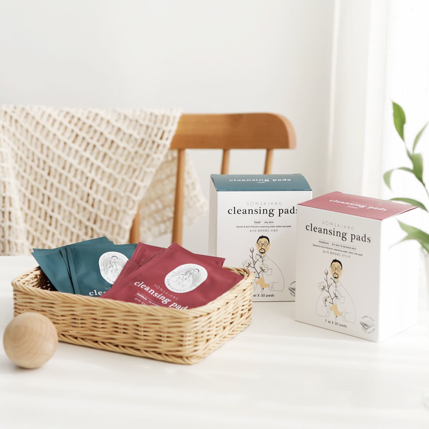SOMSAJANG CLEANSING PAD MOISTURE