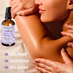 SPA Massage Shop Use Pure Essential Oils Relaxing Therapeutic Body  Lavender Massage Oil For Better Sleep