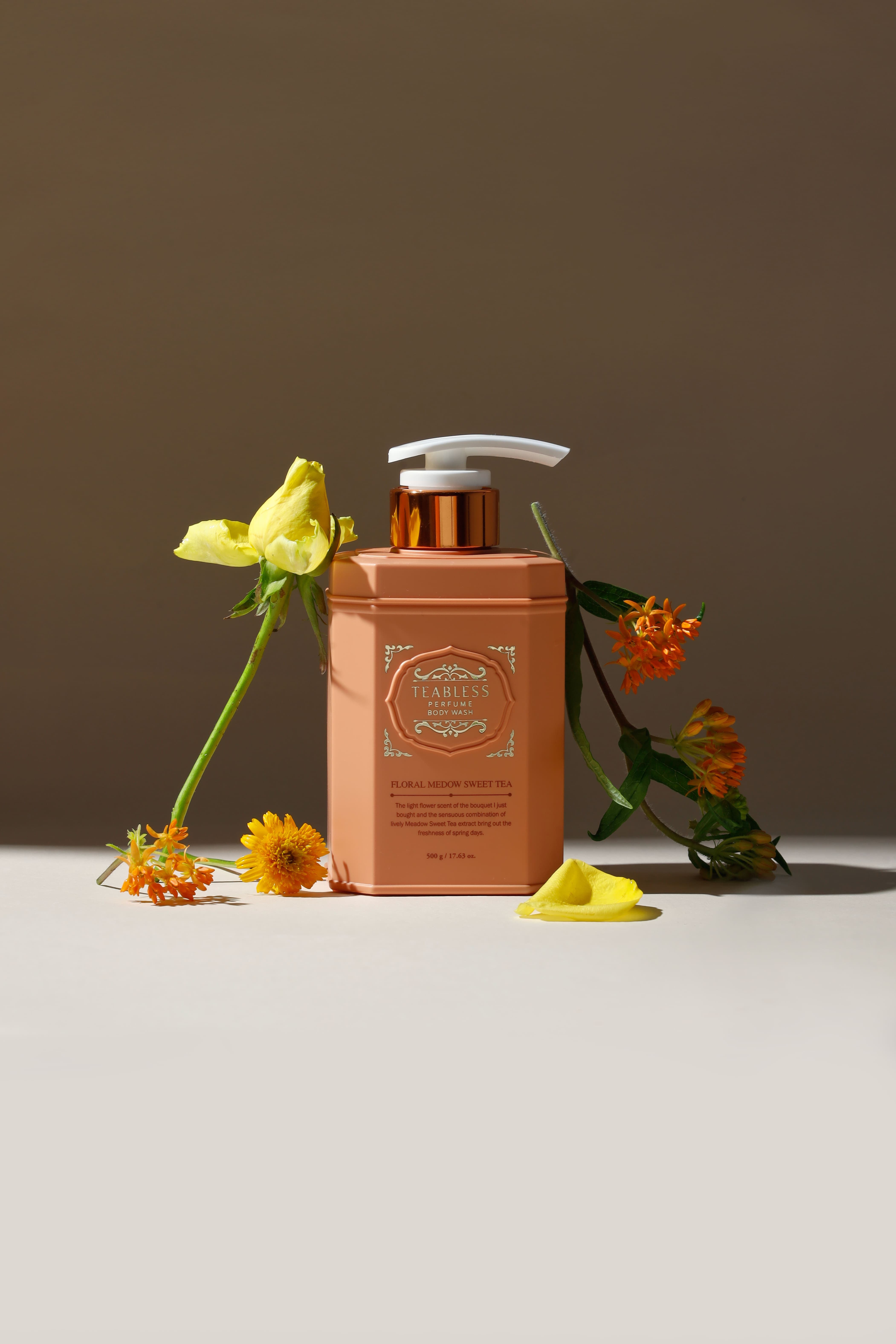 Teabless Floral Medowsweet Tea Perfume Body Wash 500g