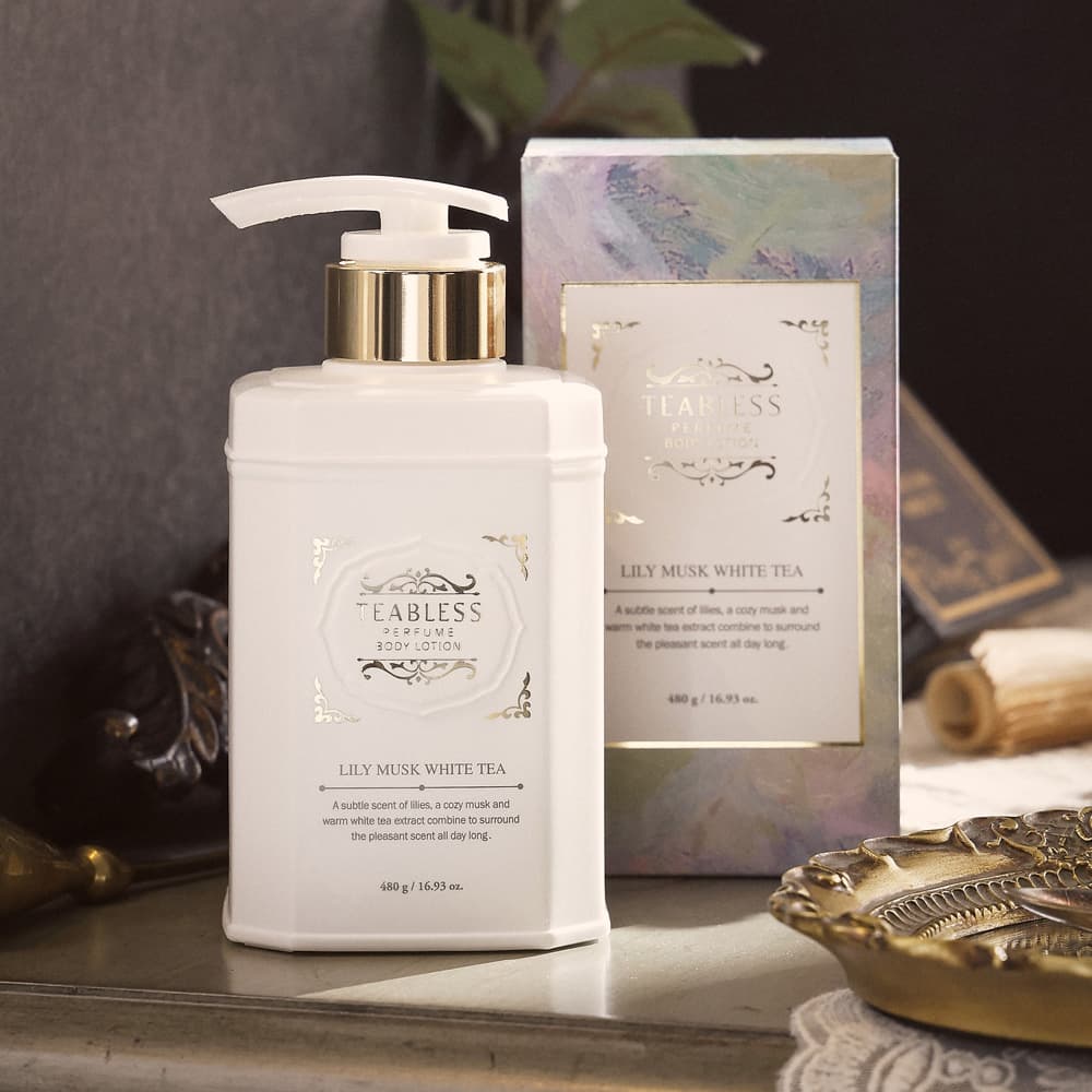 Teabless Perfume Body Wash Lily Musk White Tea 250g