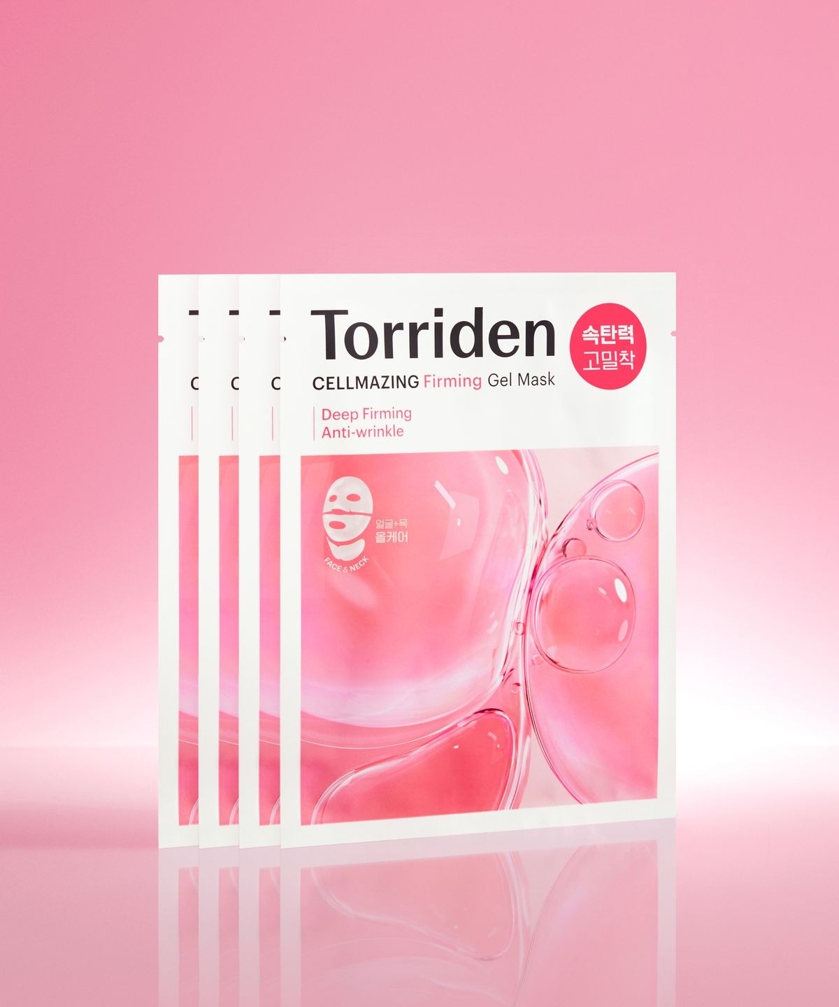 (Torriden) CELLMAZING Firming Gel Mask FACE &amp; NECK 4ea
