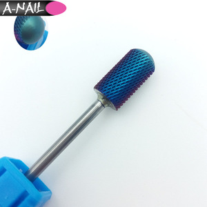Tungsten Carbide Rainbow Coating Bits of Manicure Pedicure Tools Nail Drill Accessories