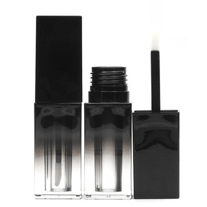 Unique Gradient black lip glaze lip gloss empty liquid lipstick tube
