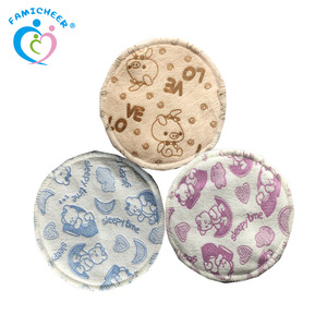 Washable Soft Minky Breast Organic Breathable Bamboo Nursing Pads