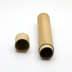 Wholesale China Biodegradable eco-friendly bamboo toothbrush holder bathroom Natural Bamboo Toothbrush Case Travel