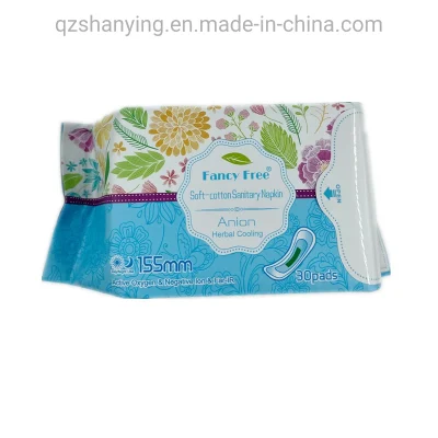 Wholesale Disposable 155mm Anion Panty Liner