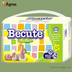 Wholesale Magic Soft Cotton Sleepy Baby Diapers In Bales