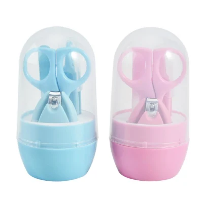 Wholesale Safe 4 Pieces Baby Care Manicure Set with Storage Box