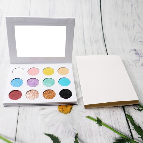 Private Label Pigment Matte Shimmer Eyeshadow Palette Cruelty Free Vegan Eyeshadow