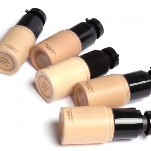 Refreshing Oil Free Cover Up Blemishes Fine And Smooth Liquid Nude Foundation