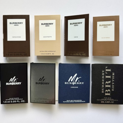 Burberry Cologne Collection Sample Spray Vial