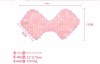 Butterfly Design Spa Ice Compress Eyelids Handmade Woven Jade Rose Quartz Eye Mask