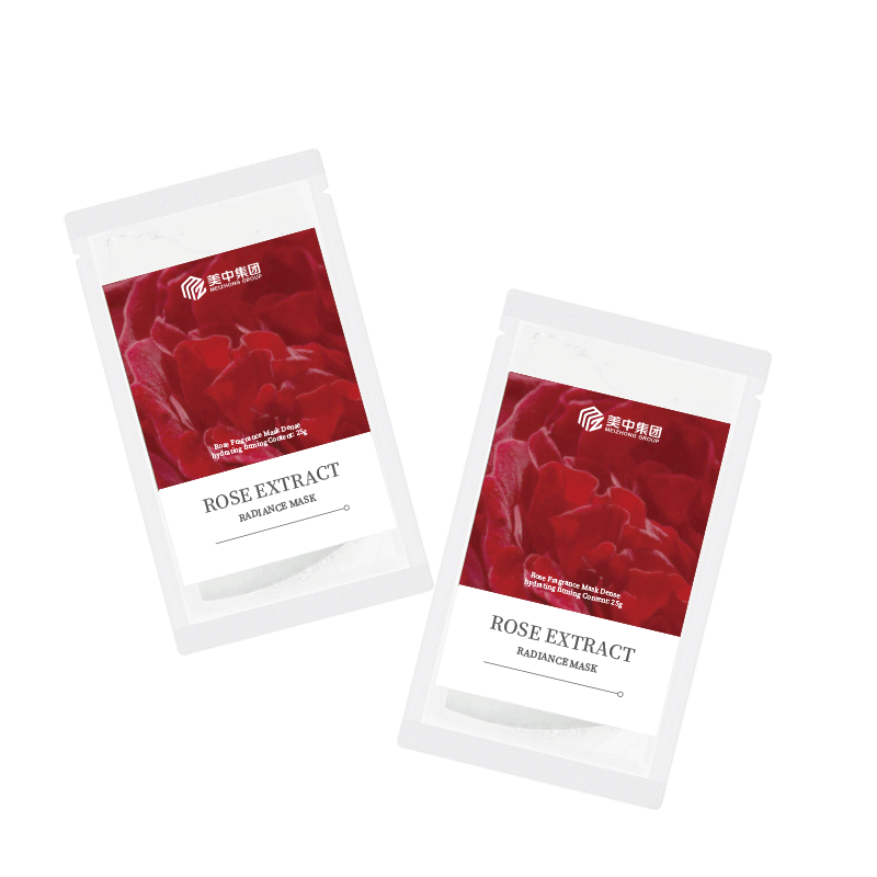 ODM Pingyin Rose Hydrating Facial Sheet Mask Natural Rosa Rugosa Extract for Moisturizing, Brightening & Skin Elasticity